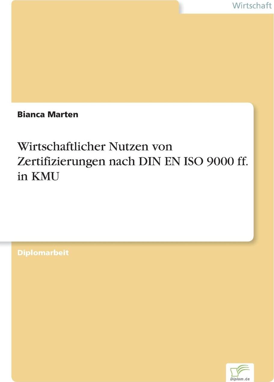 фото Wirtschaftlicher Nutzen von Zertifizierungen nach DIN EN ISO 9000 ff. in KMU