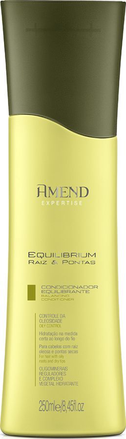 Amend Equilibrium Conditioner Für Fettiges Haar – 250 Ml, Für Wurzeln & Spitzen, Ohne Salz