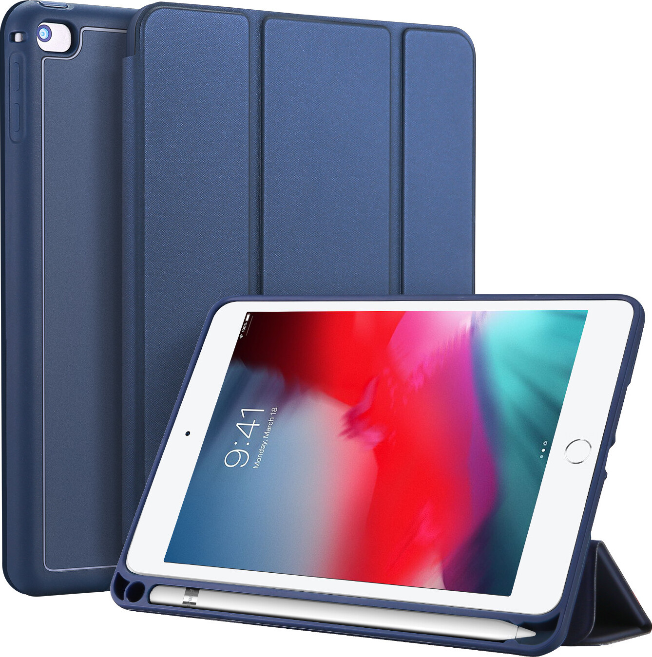 фото Чехол книжка iPad Mini 2019 / iPad Mini 4 Osom series синий Dux ducis