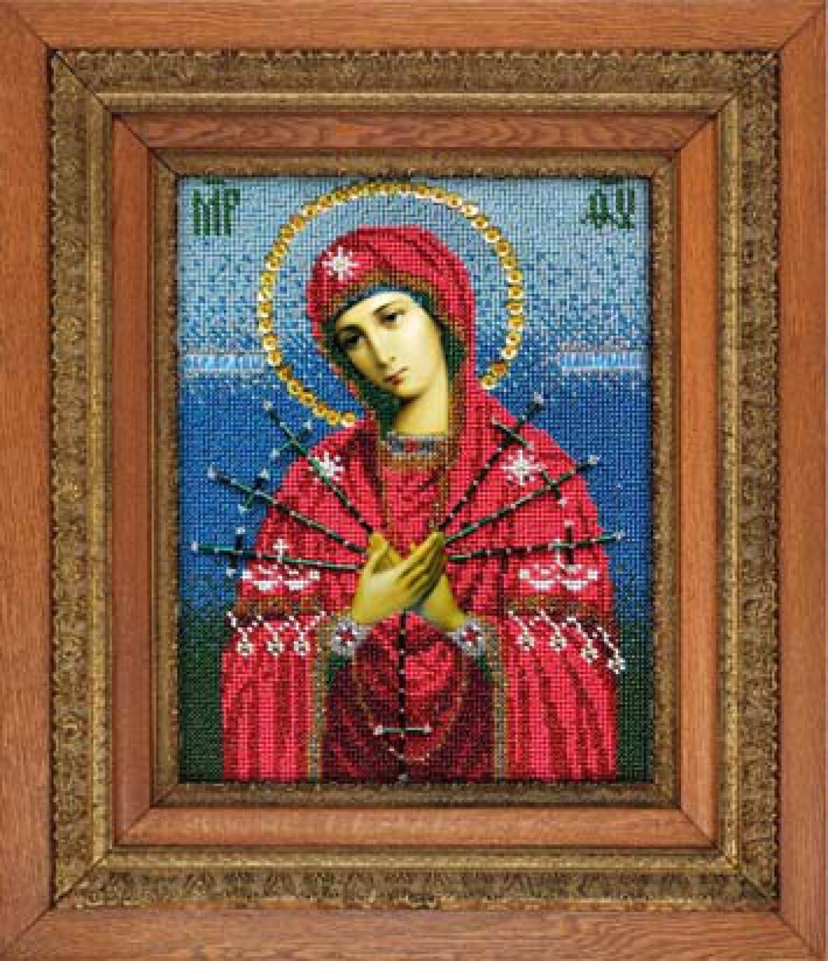 Купить икону, схему для вышивания бисером «Божией Матери Семистрельная» - бородино-молодежка.рф