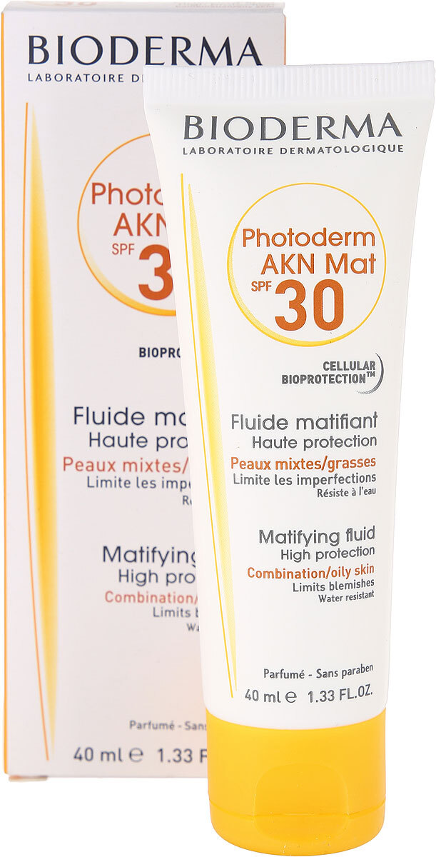 Photoderm akn mat spf 30. Биодерма Фотодерм солнцезащитная матирующая эмульсия AKN spf30 40мл. AKN матирующая эмульсия SPF 30 40 мл. Bioderma Photoderm AKN mat как пользоваться. Bioderma эмульсия матирующая Photoderm AKN SPF 30.