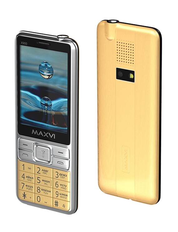 Мобильный телефон Maxvi X900, золотой - купить по выгодной цене в ...