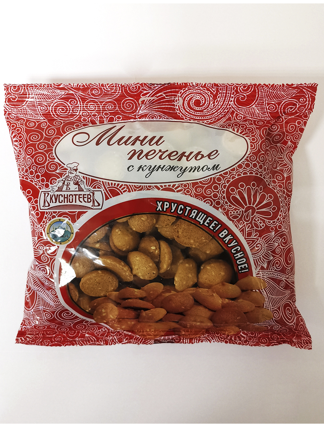 Печенье Вкуснотеевъ с кунжутом 300 г — купить в интернет-магазине OZON ...
