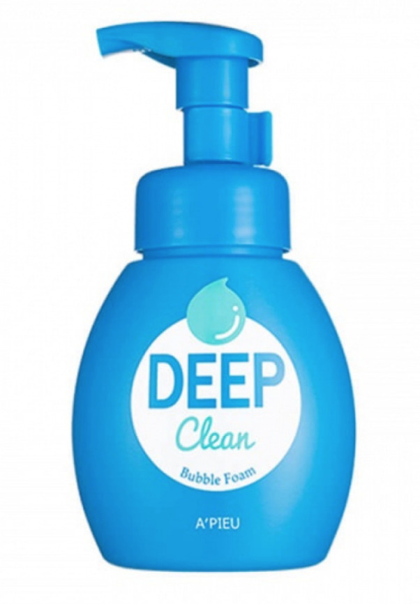 Deep clean. Пенка для умывания a'PIEU Deep clean. APIEU Deep clean Bubble Foam. A'PIEU Deep clean пенка для лица Deep clean Foam Bubble Foam 200 мл. Пенка для умывания корейская Deep clean APIEU.