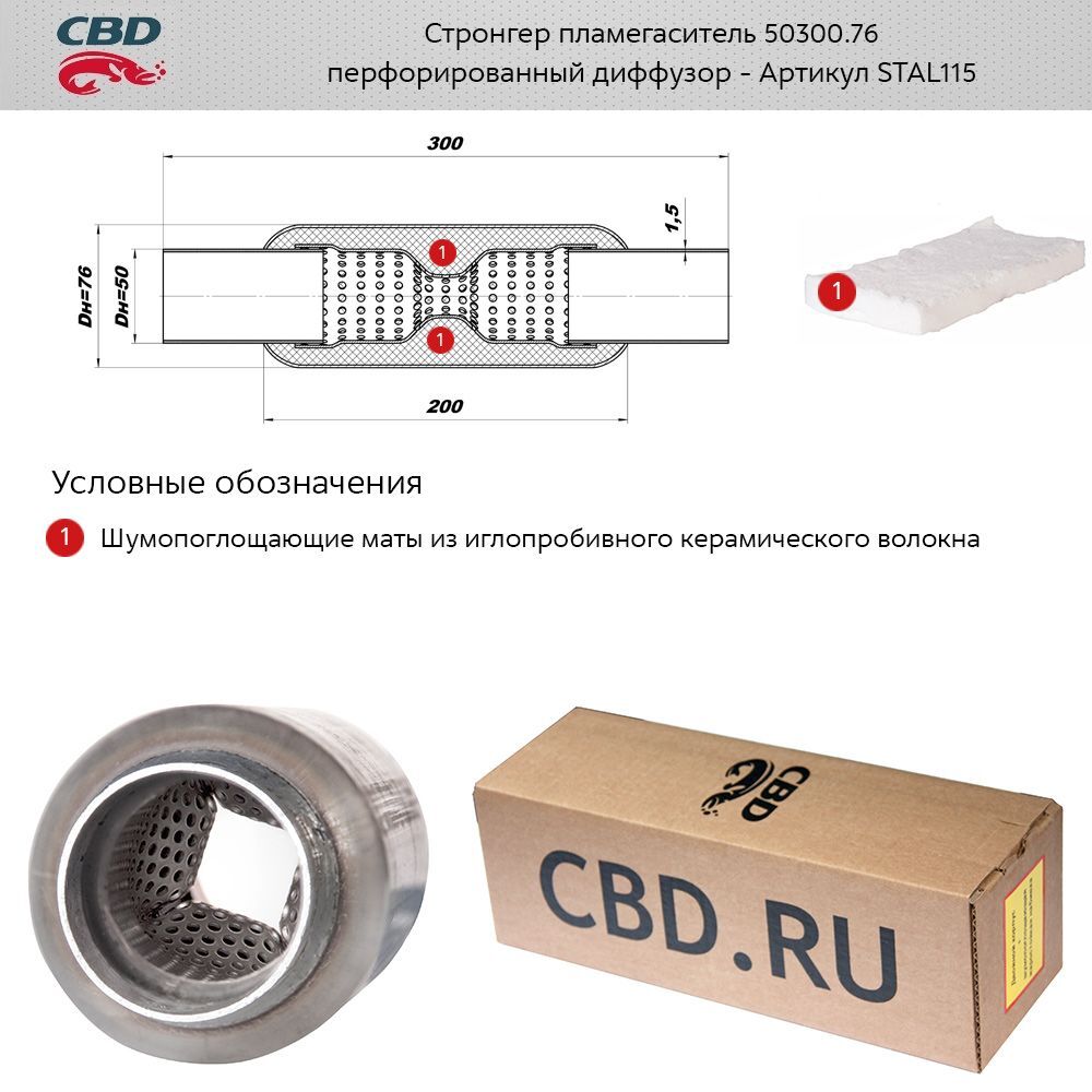 CBDПламегаситель,арт.STAL115