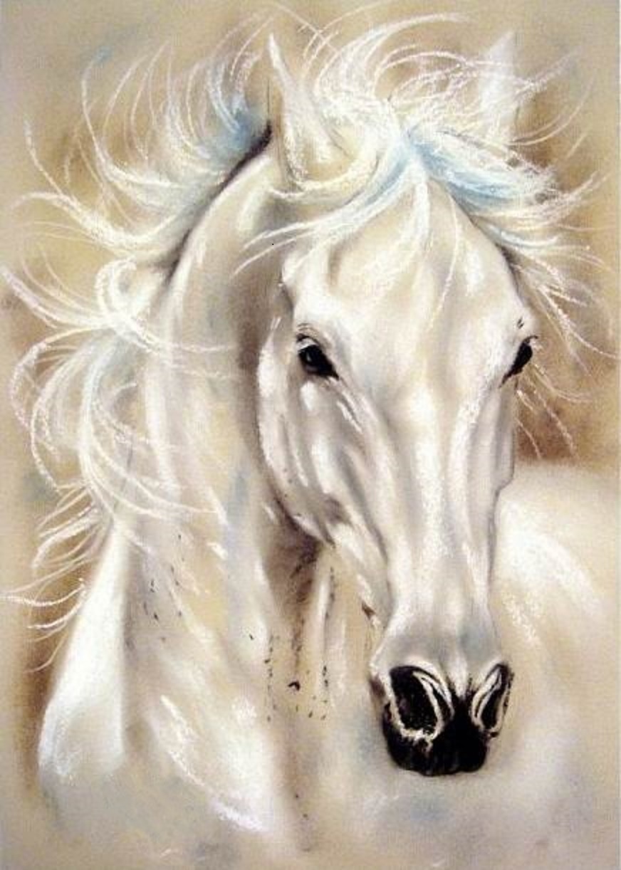 Алмазная мозайка лошади