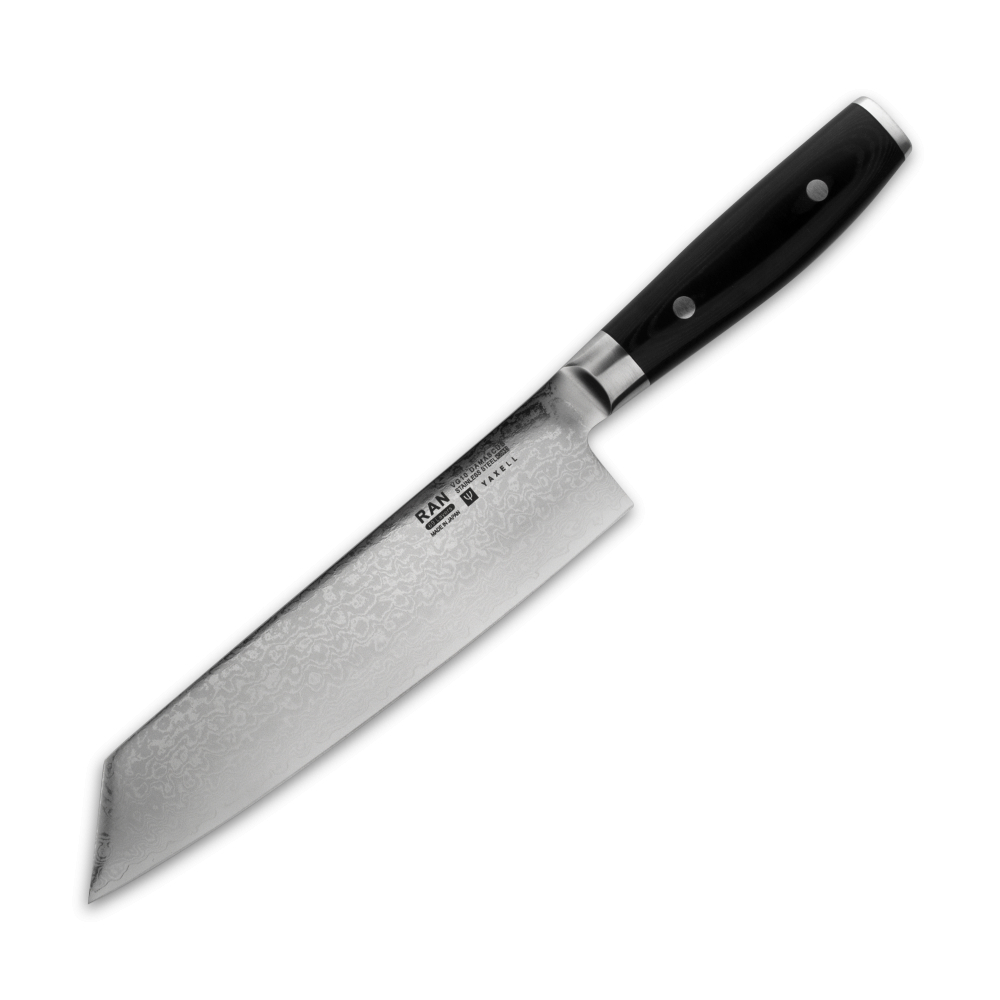 Нож,поварскойKiritsuke20см,серияRAN(69слоев),дамасскаясталь,Yaxell,Япония