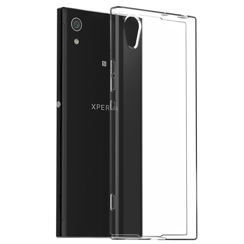 Чехолпанель-накладкаMyPadsдляSonyXperiaXA1Plusультра-тонкаяполимернаяизмягкогокачественногосиликонапрозрачная