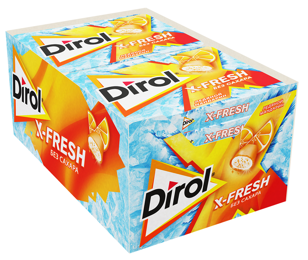 Популярные жвачки. Жевательная резинка Dirol x-Fresh ледяной мандарин 16г. Дирол x-Fresh 16г. Dirol x Fresh жевательная резинка. Жевательная резинка Dirol x-Fresh ледяной мандарин без сахара.