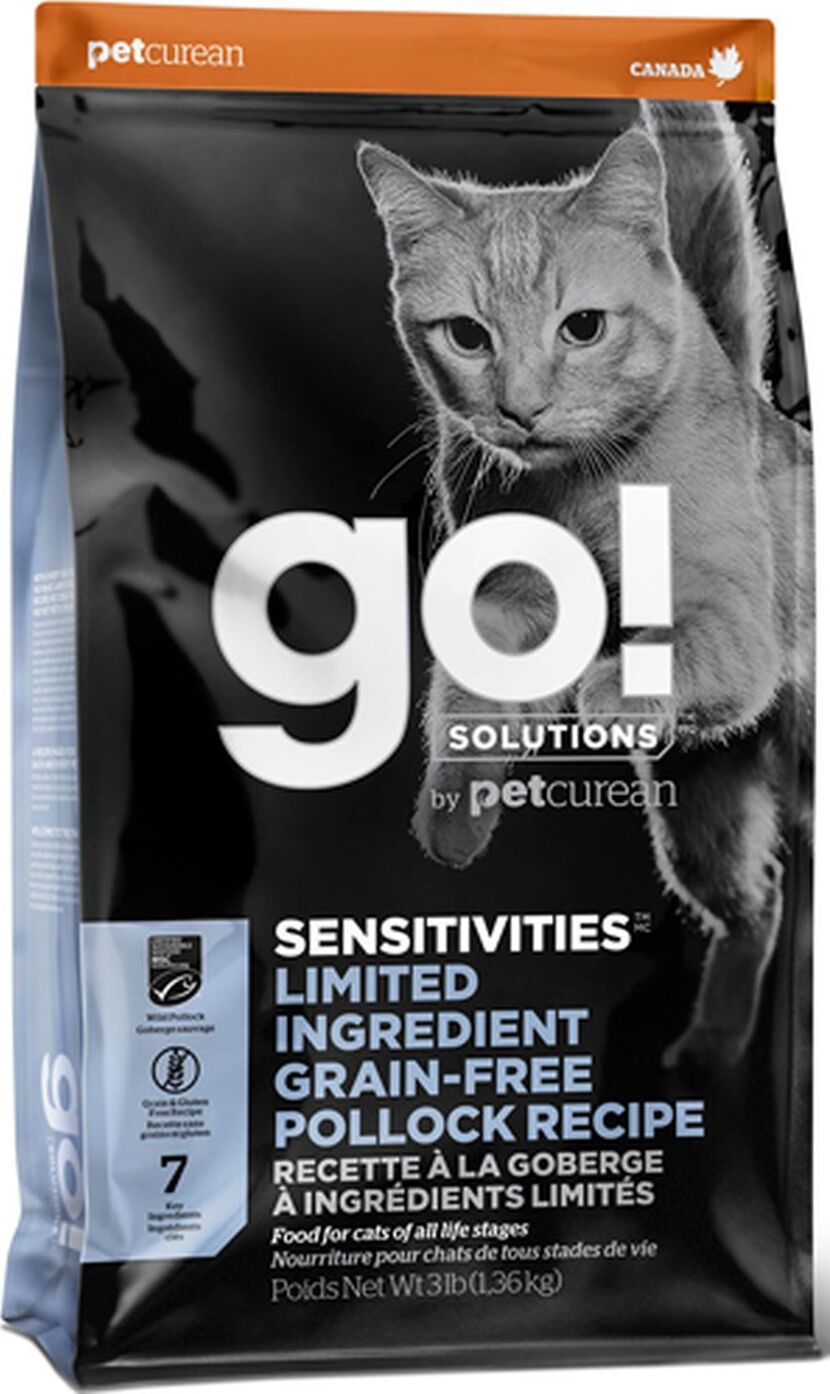 Корм сухой GO! для котят и кошек с чувствительным пищеварением ...