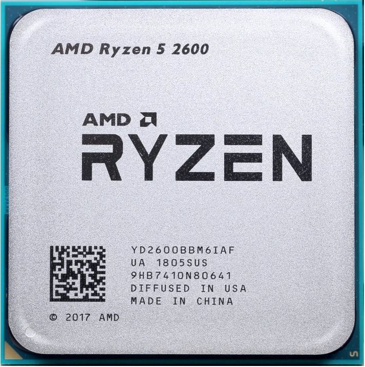 AMD Процессор Ryzen 5 2600 OEM OEM (без кулера)