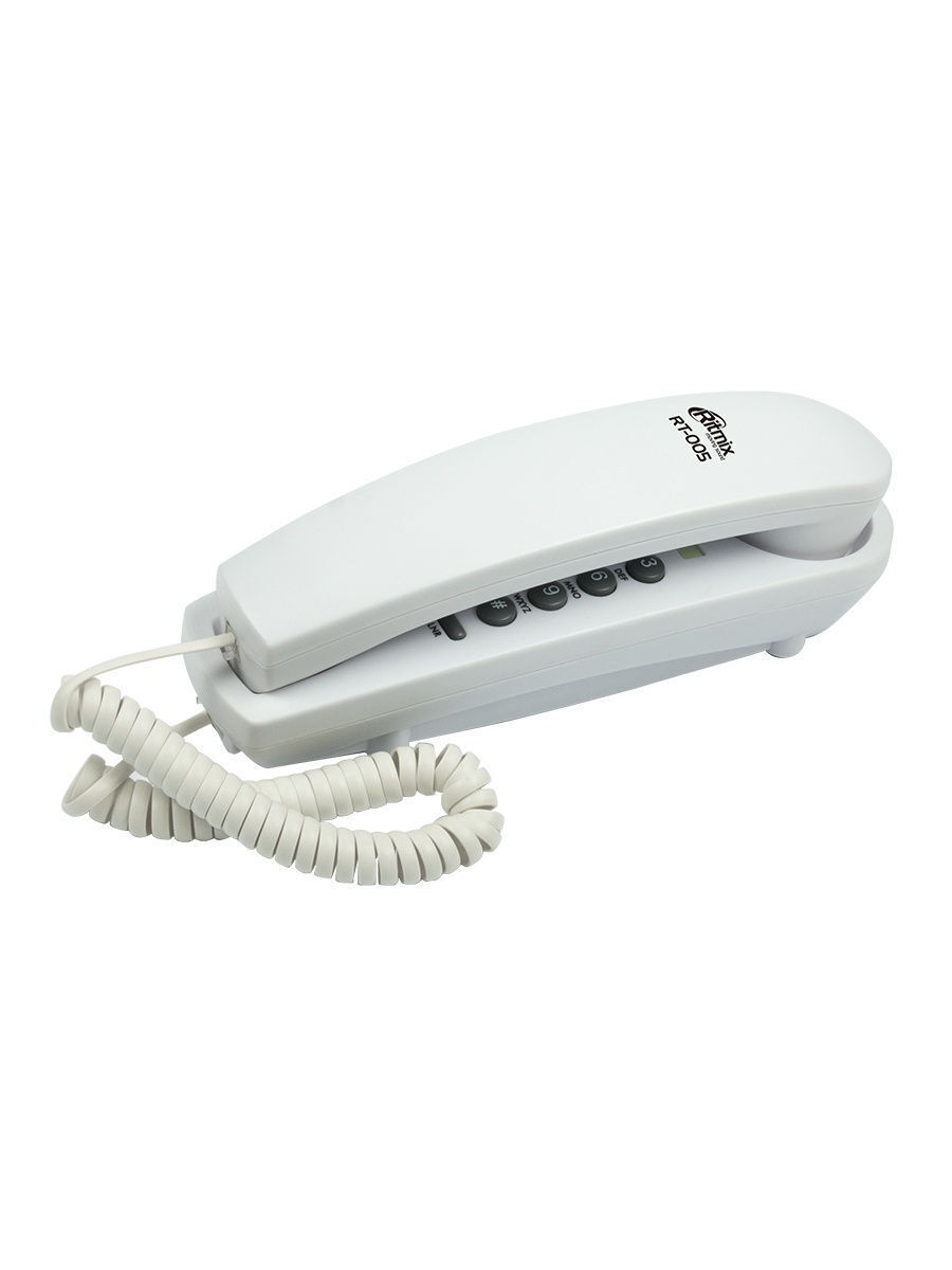 телефон ritmix rt005, белый