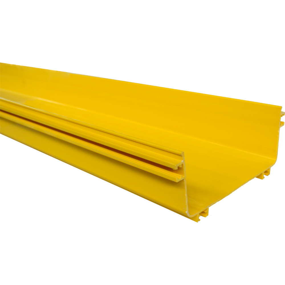 Прямая секция оптического лотка, 100x240 мм, 2 метра, желтая — купить в ...