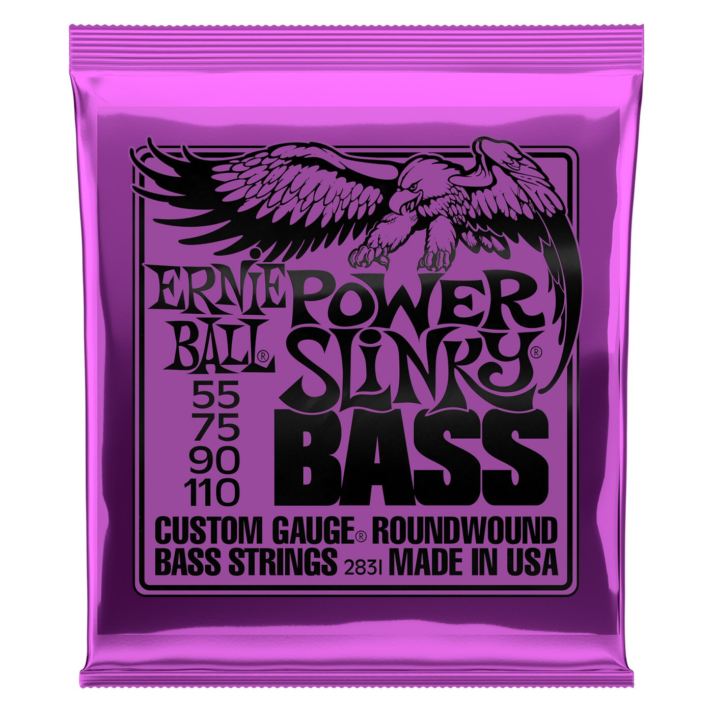 ERNIE BALL 2831 Nickel Wound Slinky Power 55-110 Струны для бас-гитары