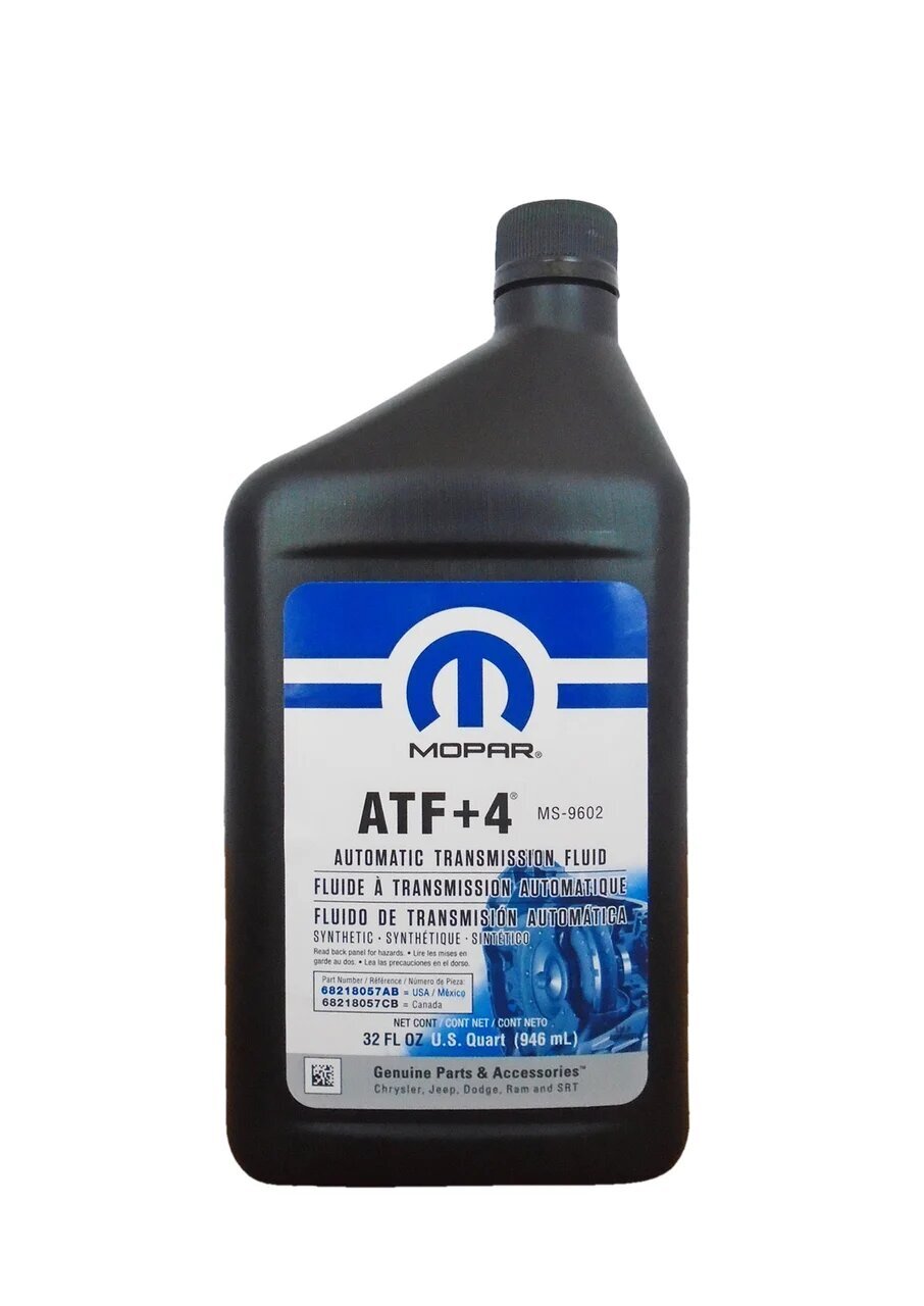 Трансмиссионное масло MOPAR ATF+4 (0,946л)