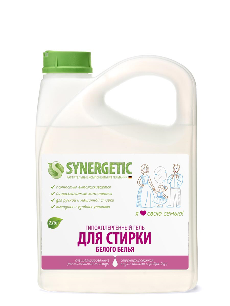 Гельдлястиркибелогобелья2,75л"Synergetic"