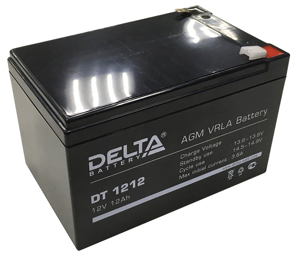 12 про аккумулятор. Аккумулятор Delta DT 1212. DT 1212 Delta аккумуляторная батарея. Аккумуляторная батарея 12в, 12ач Delta DT 1212. Аккумулятор свинцово-кислотный DT 1212 Delta.