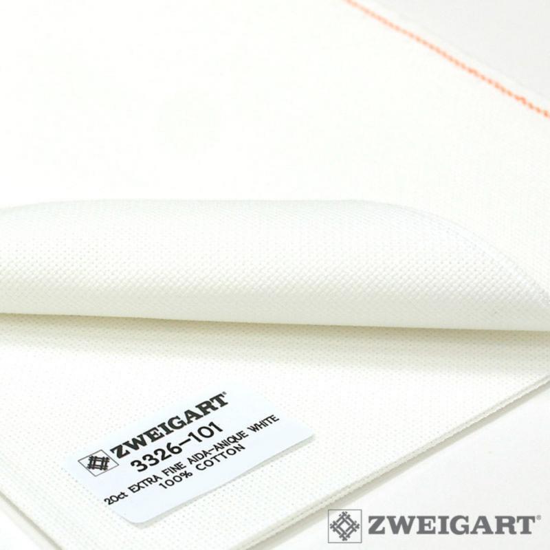 Канва для вышивания Zweigart 3326/101 extra fine 20 (36х46см) молочный