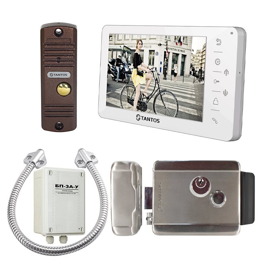 беспроводной домофон для частного дома. Lity's v90rm и ax-042). комплект видеодомофон и электромеханический замок (e. беспроводной домофон для частного дома. панель домофона wifi вызывная комплект видеодомофона.