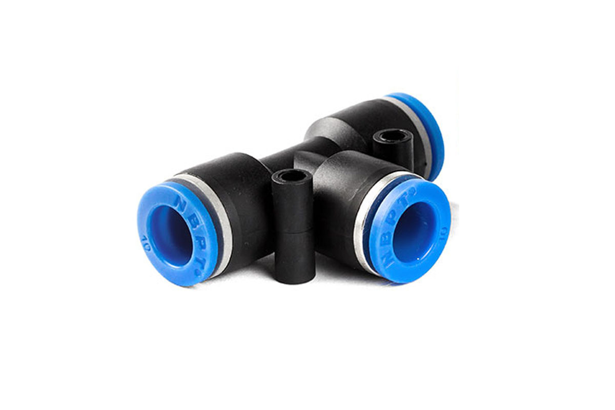 Фитинг пластиковый быстросъёмный T-образный (PE 10) — купить в интернет ...
