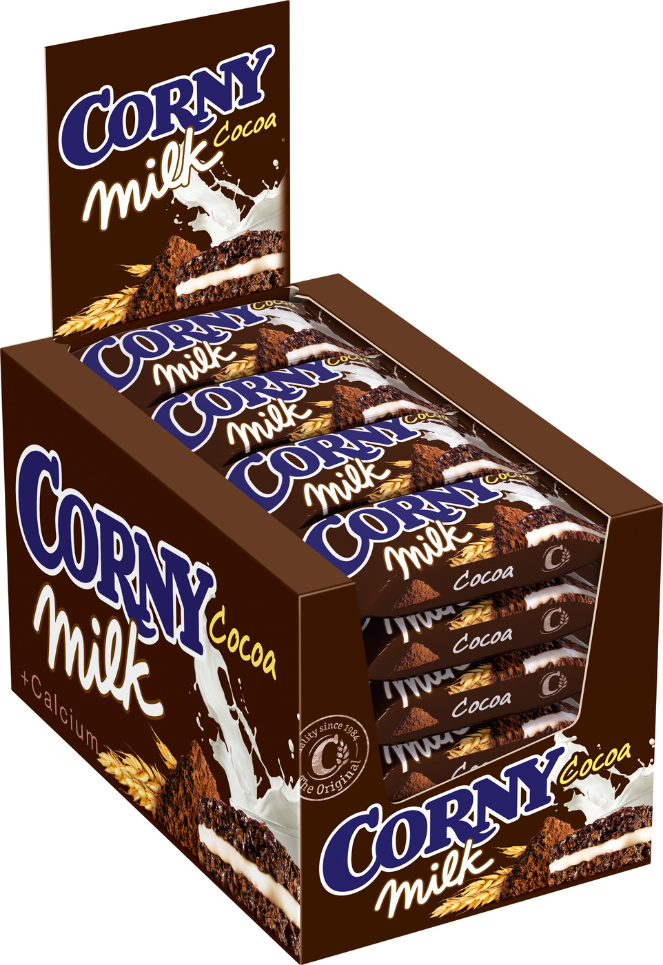 Злаковый батончик Corny Milk с молоком и какао 30г по 24шт - купить с ...