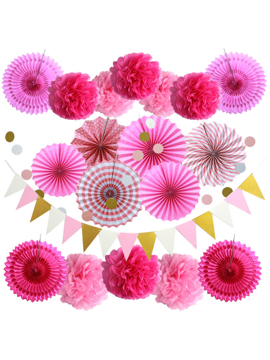 Бумажный набор для оформления праздника, 20 шт - купить по доступным ...