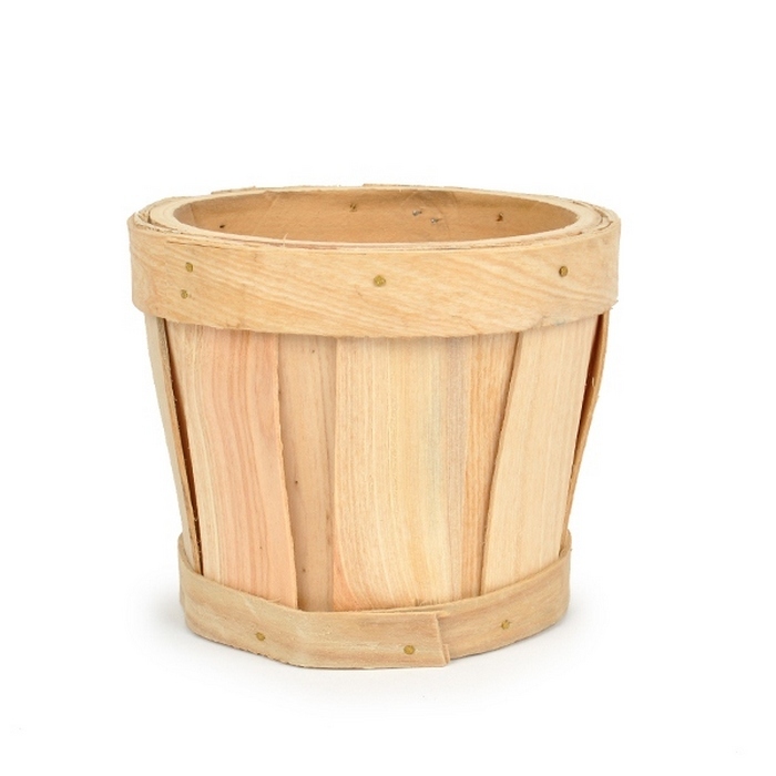 Корзина без ручки круглая натуральная 12*12*10 см