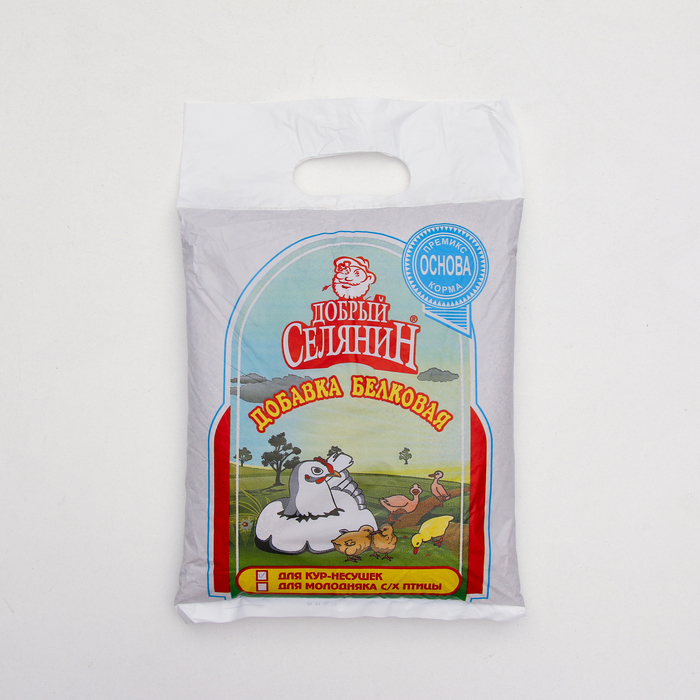 Характеристики Белковая добавка Добрый селянин для кур-несушек и ...