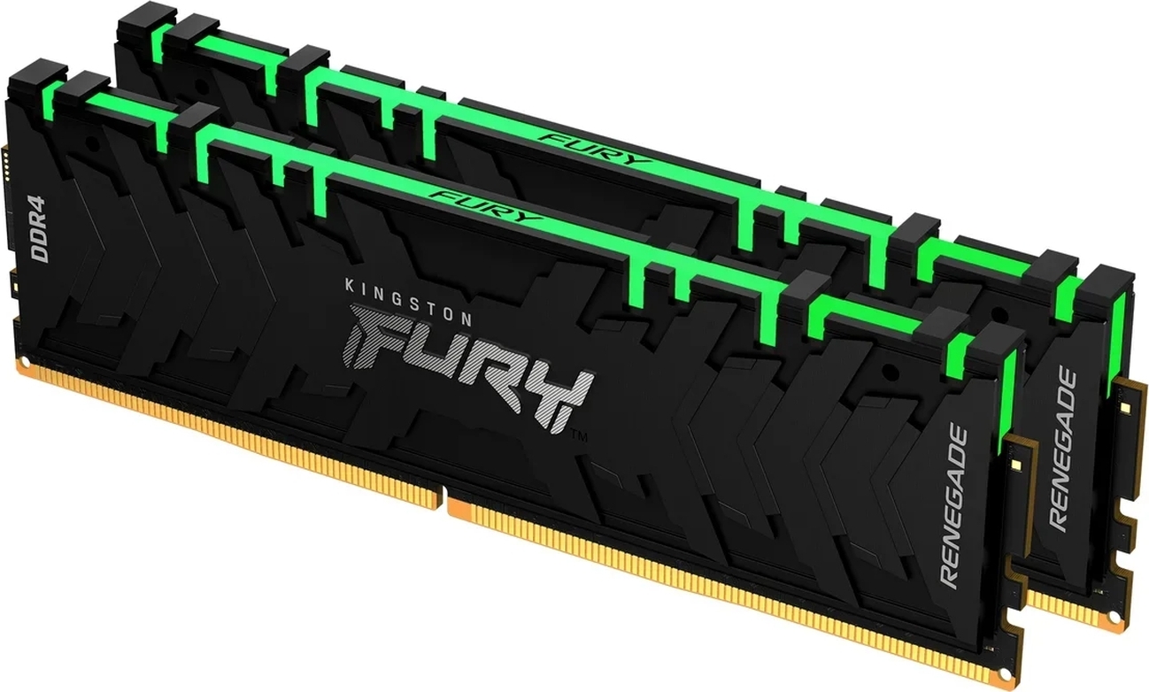 Kingston Fury Оперативная память Renegade RGB DDR4 4600 МГц 2x8 ГБ (KF446C19RBAK2/16)