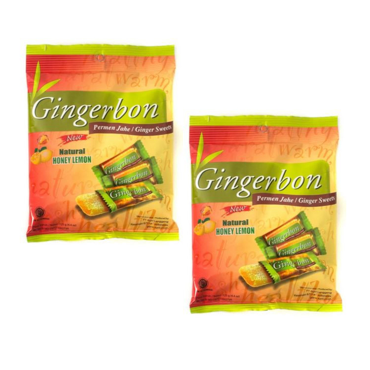 Имбирные конфеты Gingerbon honey Lemon (2 шт. по 125 г)