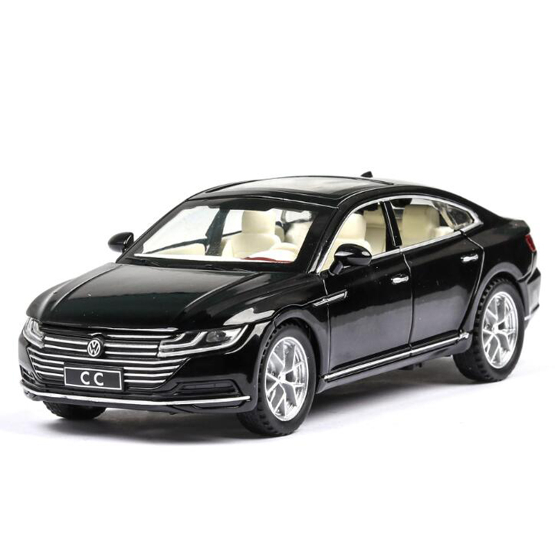 Модель автомобиля Volkswagen Passat CC черный 1/32 16,5 см