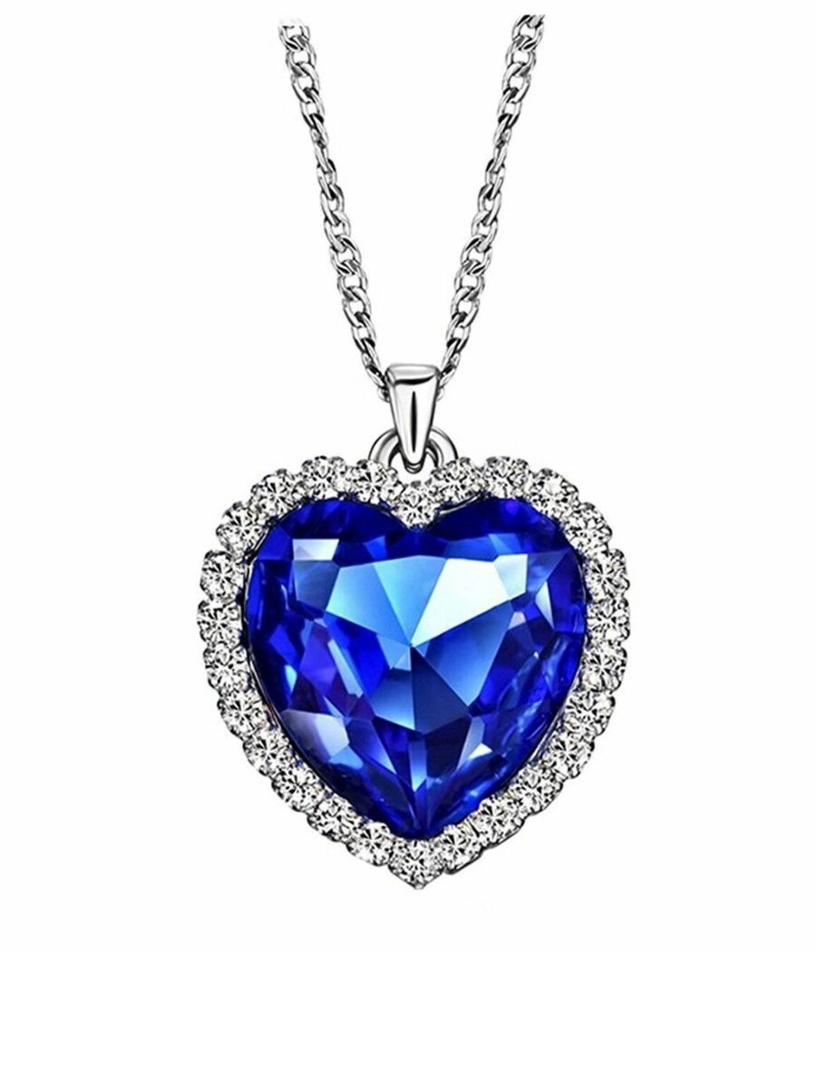 Сапфир кулон подвеска. Кулон Jewelry Titanic Heart of the Ocean Necklace. Сердце океана кулон Титаник. Кольцо Титаник сердце океана. Колье Heart of the Ocean.