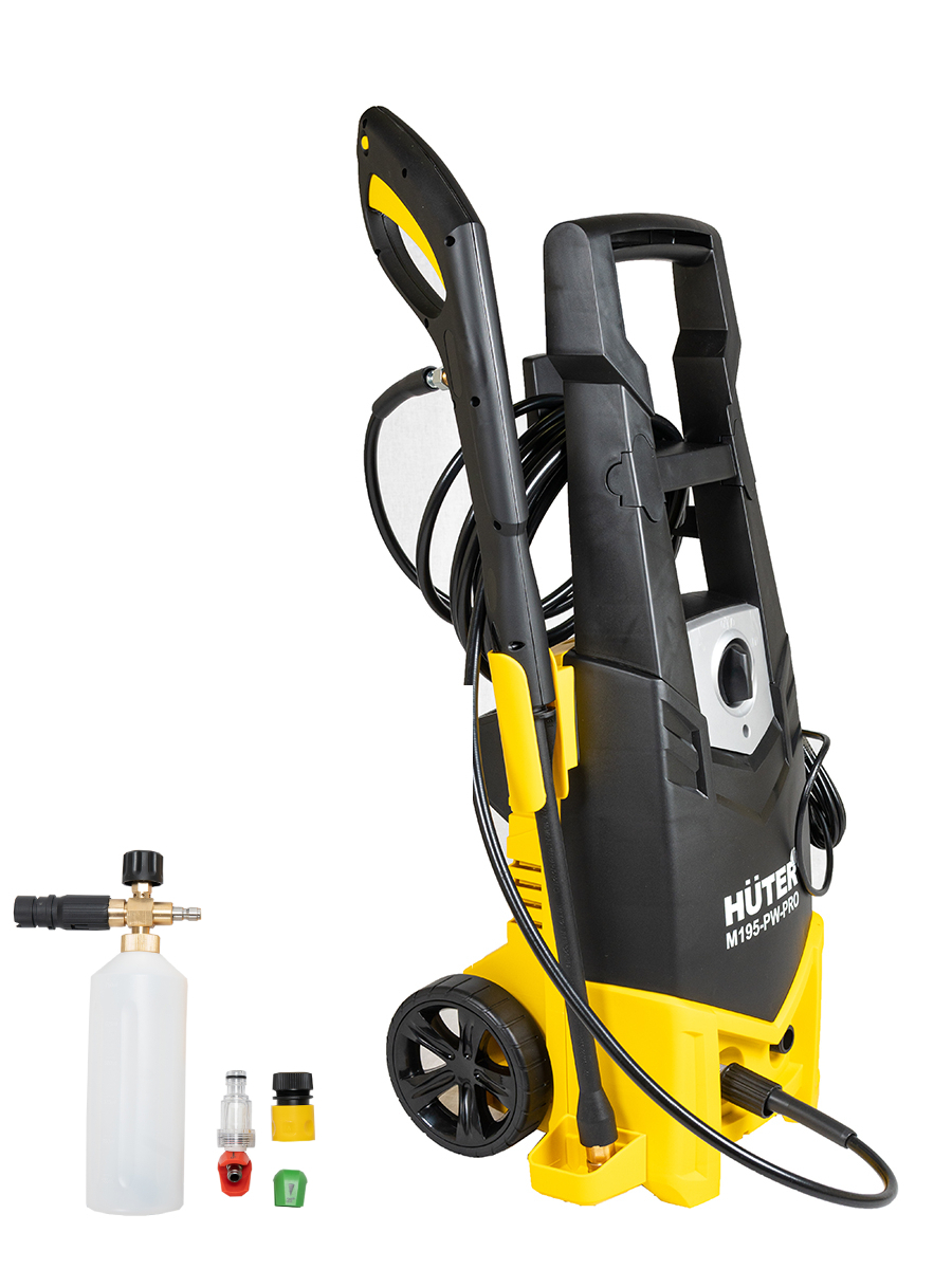 Минимойка Huter M 195-PW-PRO, (195 бар,2500вт, с функцией ...