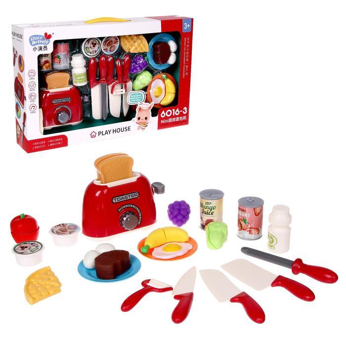 Игровой набор "Тостер", с продуктами, посудой — купить в интернет ...