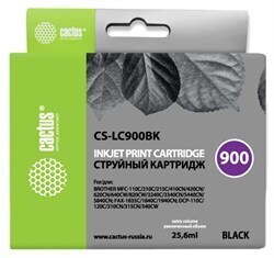 Комплект 12 шт, Картридж струйный Cactus CS-LC3619XLBK черный (68мл) для Brother MFC-J2330DW/J2730DW/J3530DW/