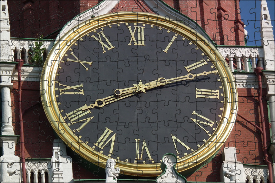 Часы московское время
