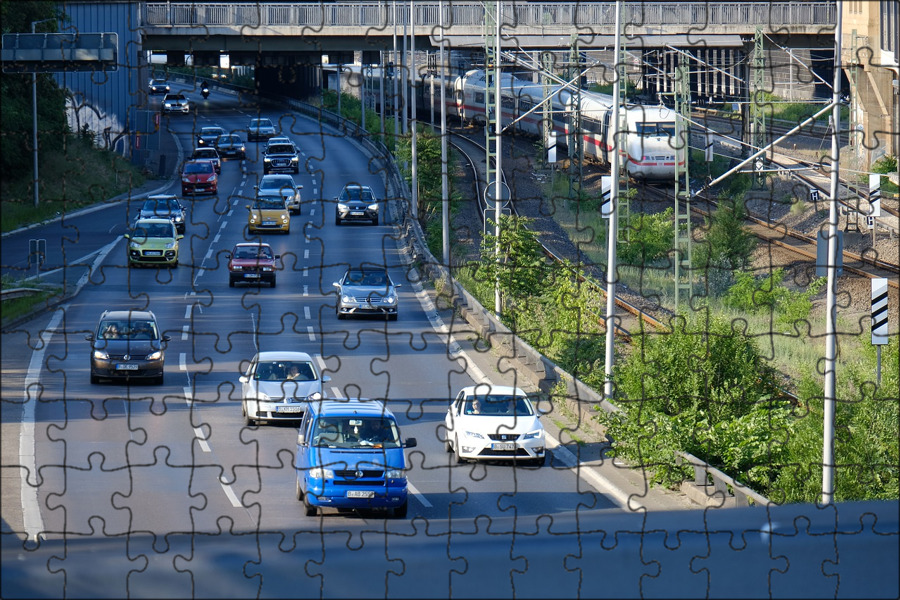 Шоссе за городом. Дорожные случая в реальной жизни. City Highway.