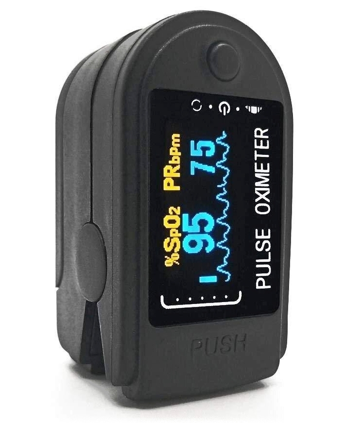 Характеристики Пульсоксиметр Fingertip Pulse Oximeter - Black ...