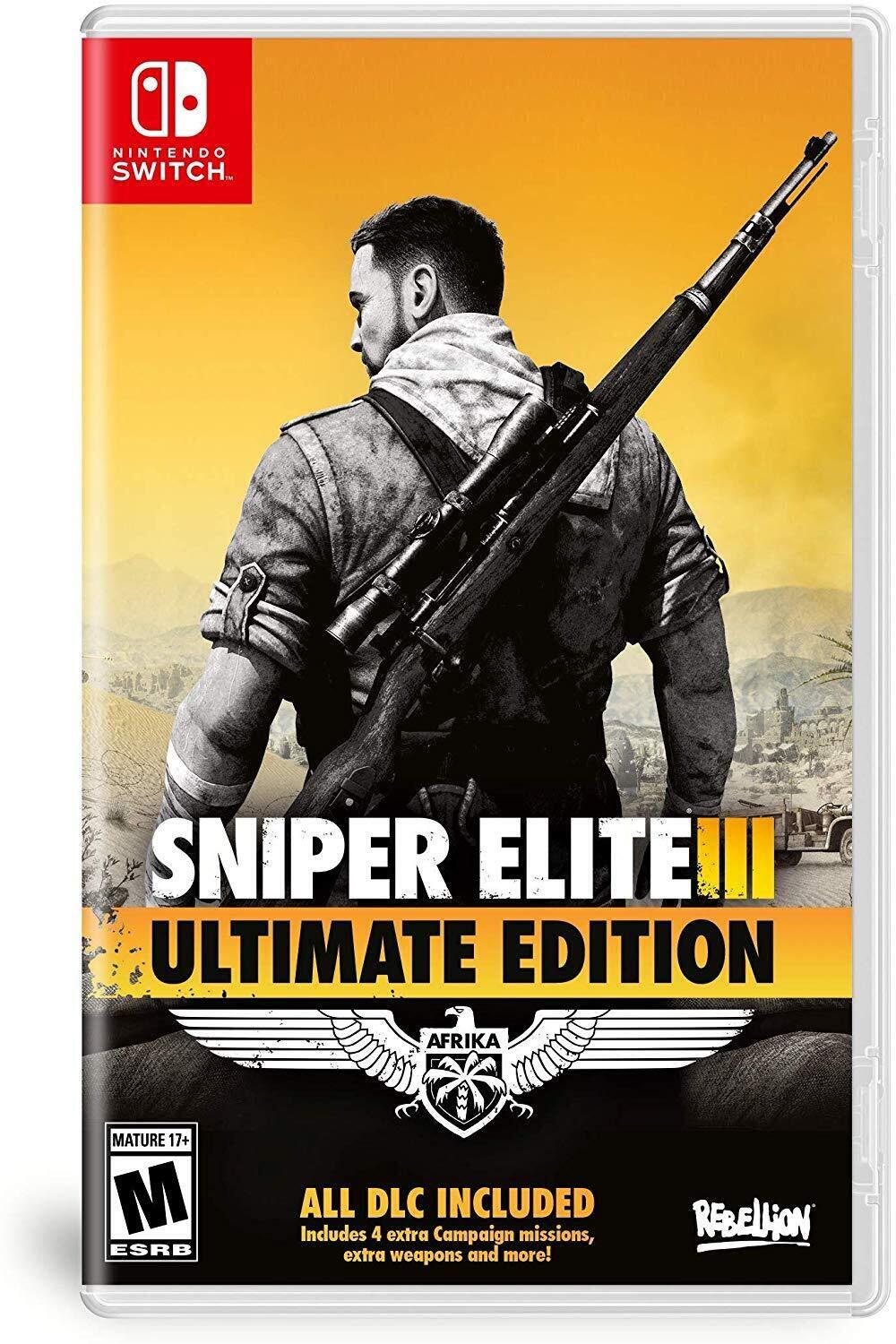 Игра Sniper Elite 3 (III). Ultimate Edition (Nintendo Switch, Русская  версия) купить по низкой цене с доставкой в интернет-магазине OZON  (342375453)