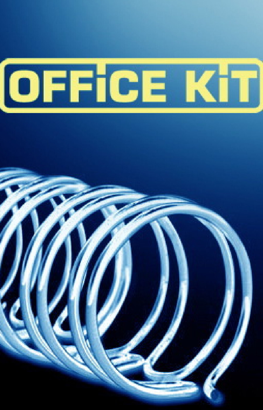 Пружины для переплета металлические Office Kit 100-120лист A4 черный .