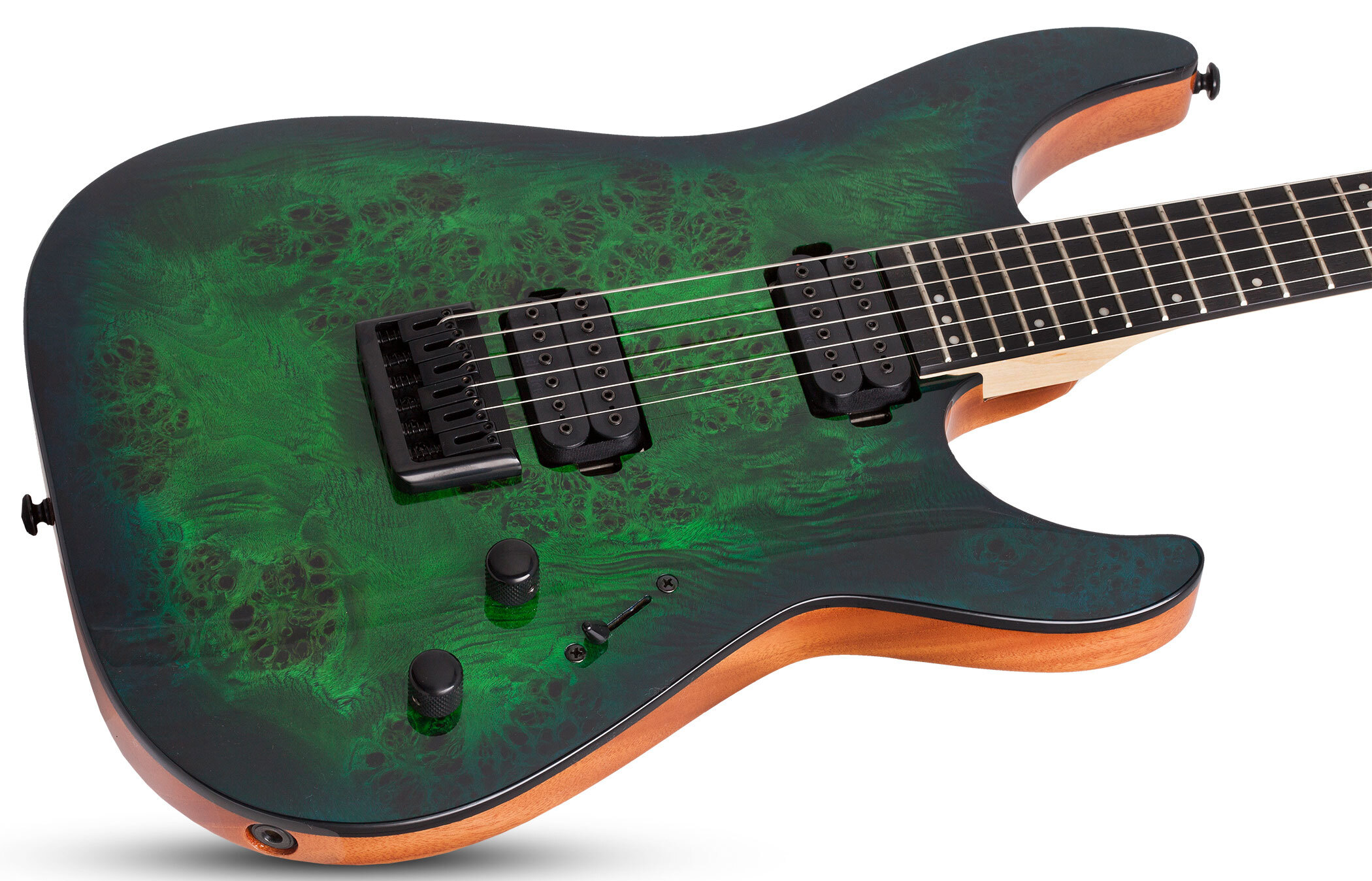 Schecter Электрогитара C-6 PRO AQB 6-струнная, корпус Красное дерево