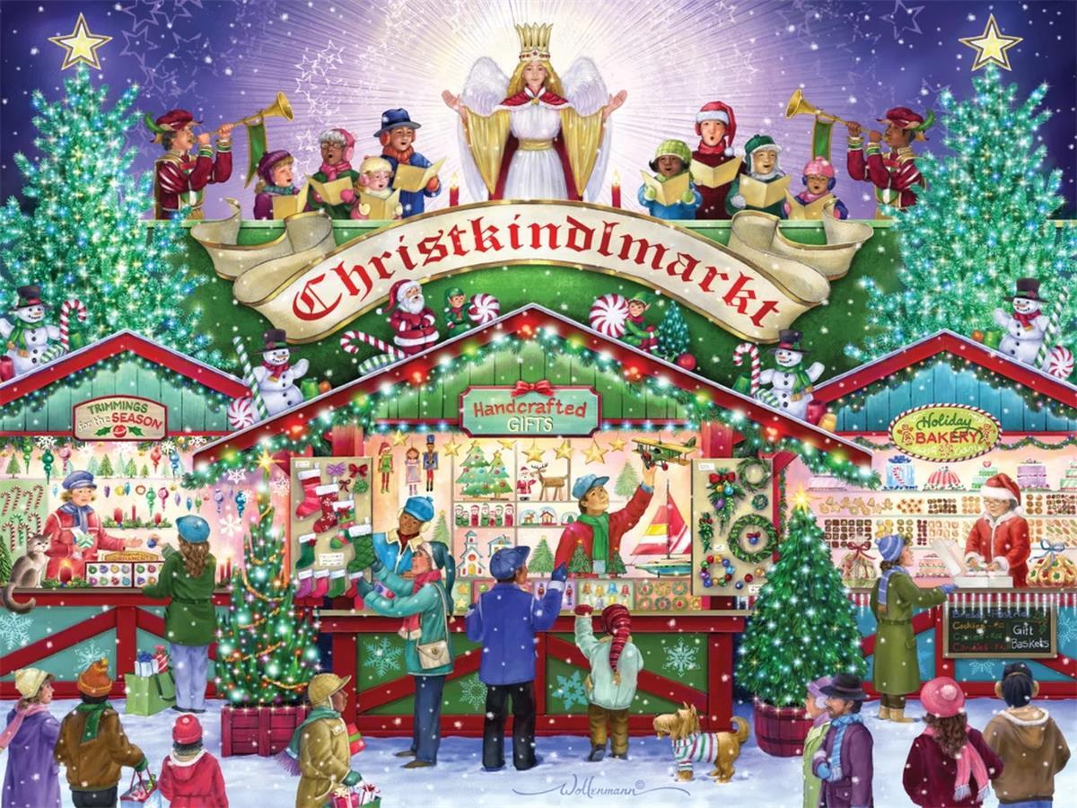 Christmas puzzle. Randy Wollenmann. Пазл новогодний адвент. Рэнди на Рождество. Holiday Jigsaw Christmas.