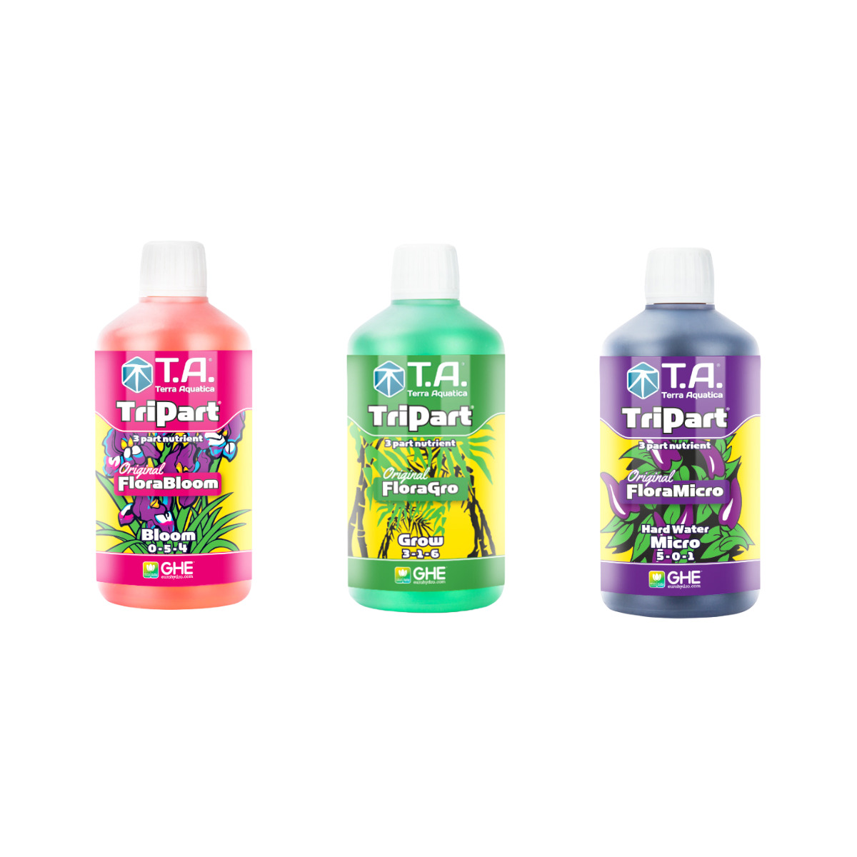 Bloom micro. Flora Series ghe NPK. Tripart удобрения. Набор Минеральных удобрений tripart (Flora Series) 3х60 мл. Ghe Flora Nova Bloom