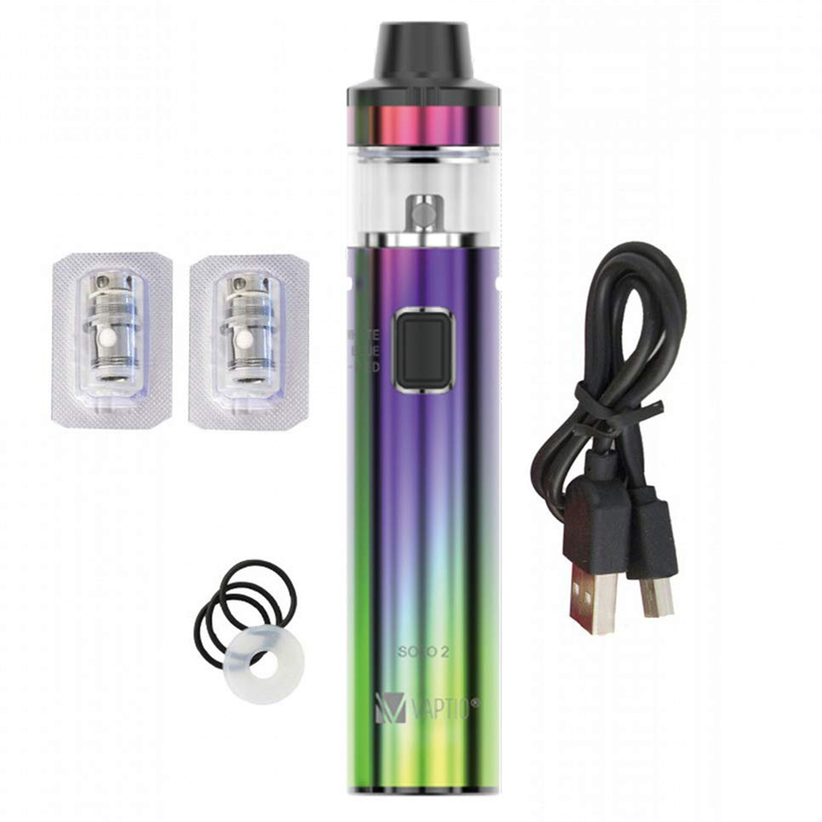 VAPTIO SOLO2 KIT вейп электронная сигарета многоразовая с зарядкой 3000 ...