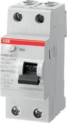 Abb узо 2р 40a 100ма тип ас