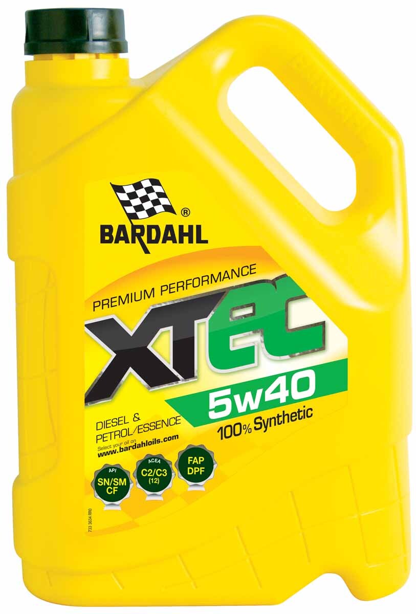BardahlМасломоторноеXTEC5W-40Синтетическое5л