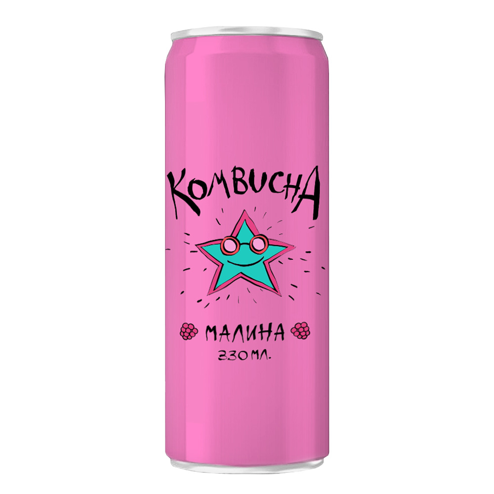 Комбуча Малина Kombucha, 330 мл - купить с доставкой по выгодным ценам ...