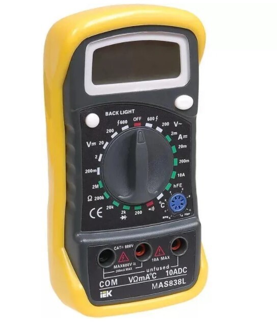 Мультиметр цифровой Master MAS838L купить по выгодной цене с доставкой ...