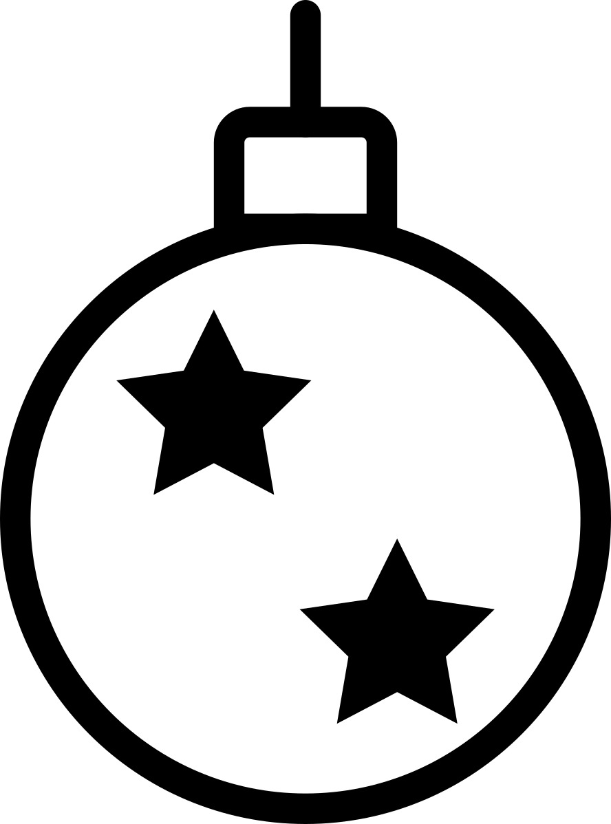 Новогодний шарик иконка