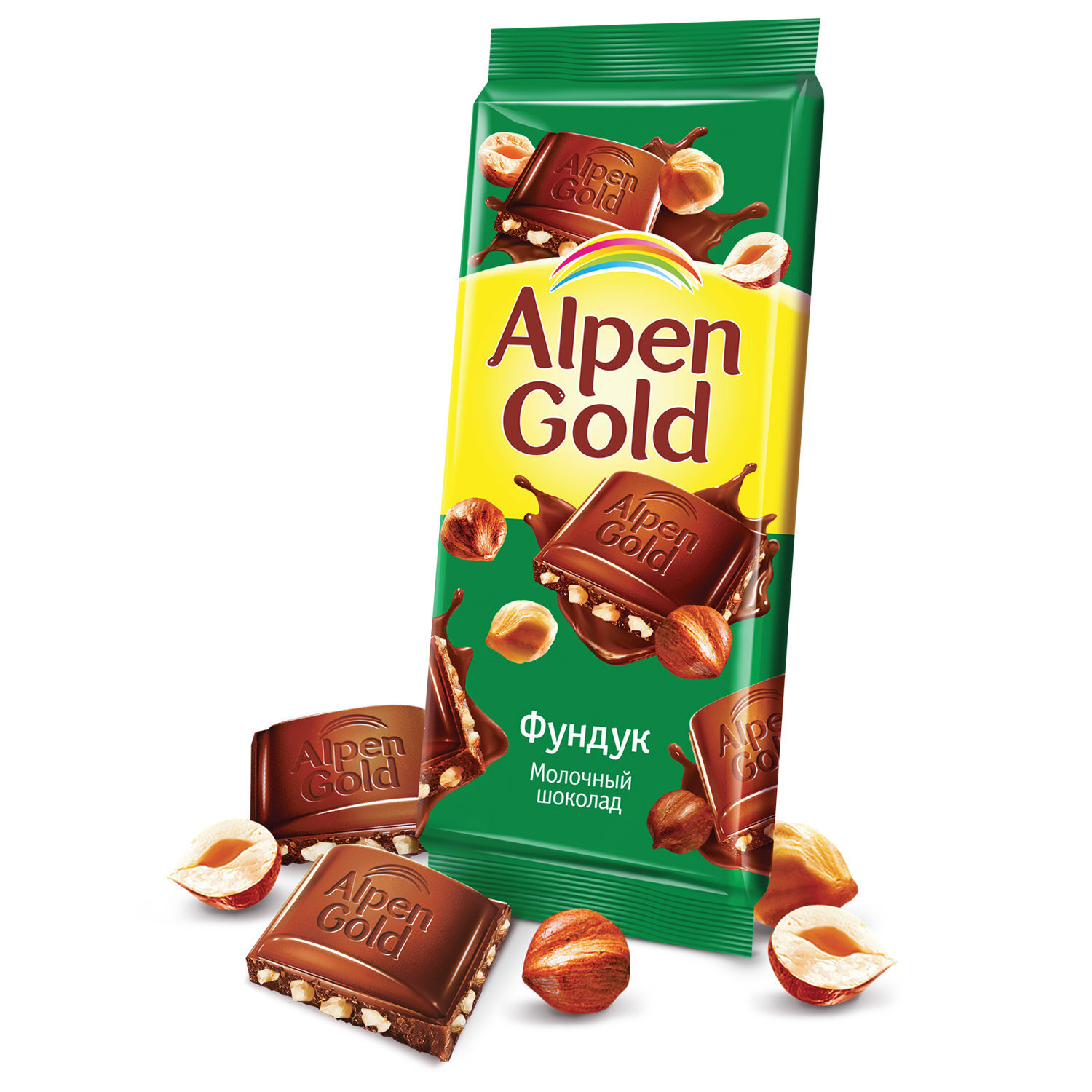 Шоколад Alpen Gold молочный 90гр